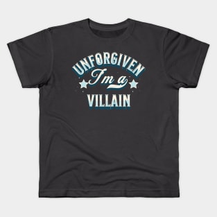 Le sserafim unforgiven im a villain typography | Morcaworks Kids T-Shirt